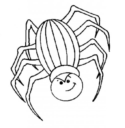 Angry-Spider-Coloring-Page