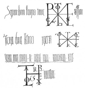 Medieval signatures