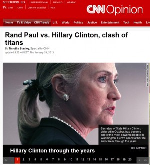 Hilary Clinton and Rand Paul