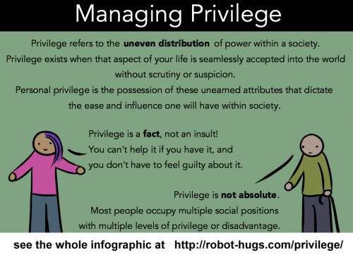 Robot Hugs explanation of privilege