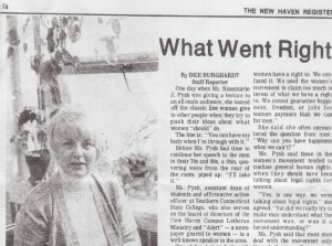 1976 News Story about what feminism got right and wrong in the 1960's