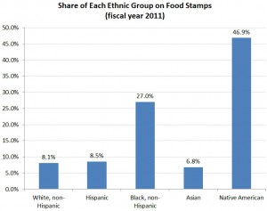 Food Stamps By Race, attempt #2