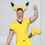 Greg Stevens as Pikachu for Halloween 2016
